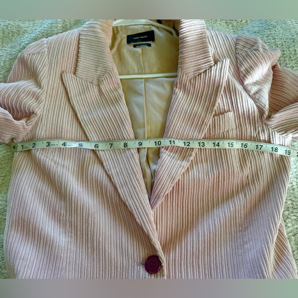 💥 CLEARANCE!!💥 Isabel Marant Malyake Pink Corduroy Blazer single breasted… - Picture 13 of 14